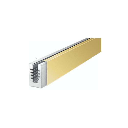 Polished Brass Straight Cladding for B5A Series Base Shoe