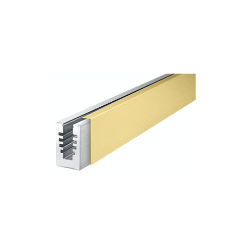 Surfacemate BACSB10 Satin Brass Straight Cladding for B5A Series Base Shoe