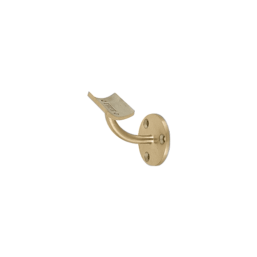 Satin Brass Del Mar Series Wall Mounted Long Arm Hand Rail Bracket