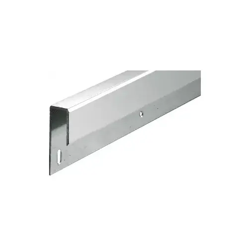 CRL D645BA Brite Anodized 1/4" Deep Nose Aluminum J-Channel 144" Stock Length