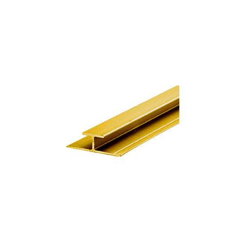 Gold Anodized Aluminum Divider Bar 144" Stock Length