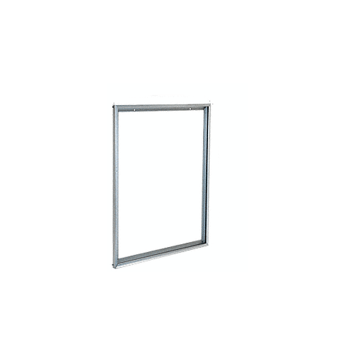 Brite Anodized 18" x 30" Aluminum Mirror Frame