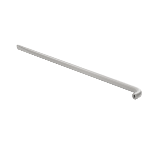 Clear Anodized Astral II Solid Push Bar for 33" Double Acting Doors