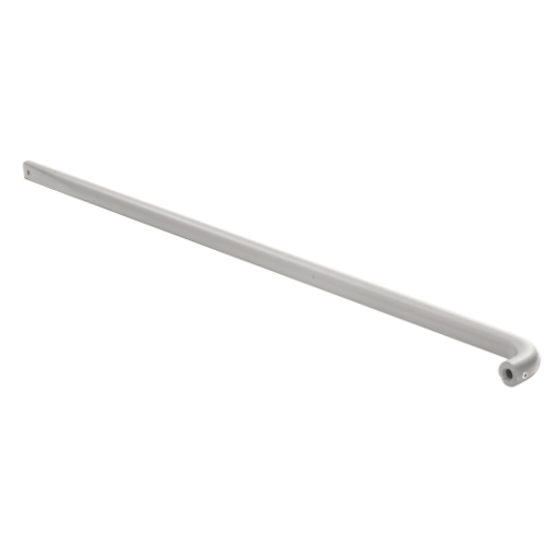 Clear Anodized Astral II Solid Push Bar for 39" Double Acting Doors