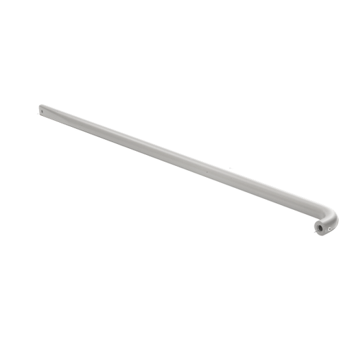 Clear Anodized Astral II Solid Push Bar for 45" Double Acting Doors