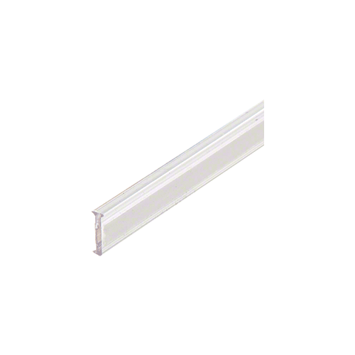 Clear Copolymer Strip for 90 Degree Glass-to-Glass Joints - 1/2" (12mm) Tempered Glass 120" Length