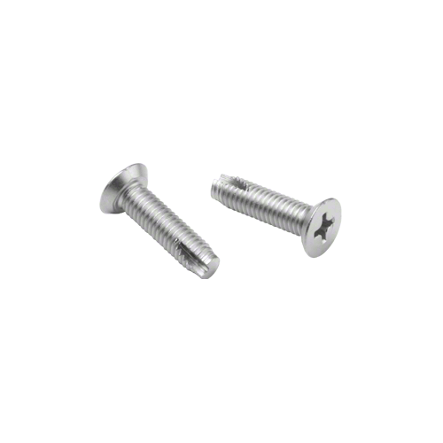 CRL PRS1032TC-XCP50 P-Series Stainless Steel #10-32 x 3/4" (19.1 mm) Undercut Flat Head Phillips Top Rail Connecting Screw - pack of 50