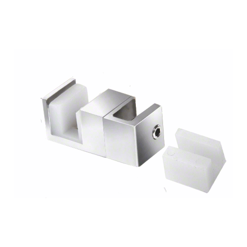 CRL ALUMSERNG2PSVCP1 Polished Stainless Steel Door Guide for Fixed