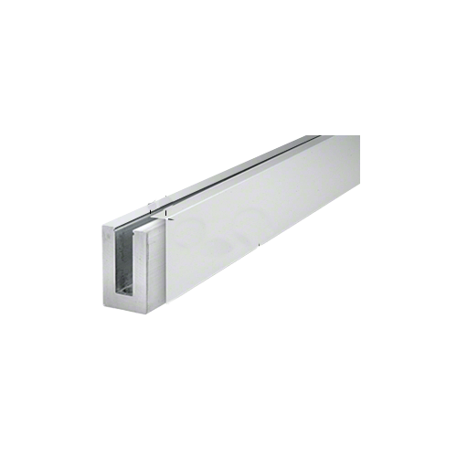 CRL LBSCSA10 Satin Anodized 3 m Cladding for L56S, L21S, and L25S Series Square Aluminum Base Shoe