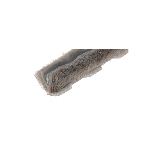 Zipper Pile Weatherstrip .270" Backing - .450" Pile Height - 100' Roll