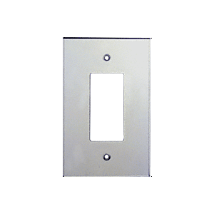 Clear Single Designer Acrylic Mirror Plate