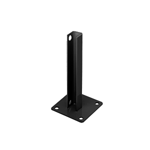 Matte Black AWS Steel Stanchion for 90 Degree Rectangular Corner Posts