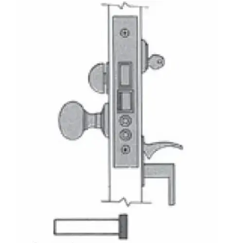 Estate Mortise Lock Body With Strike Oil Rubbed Bronze