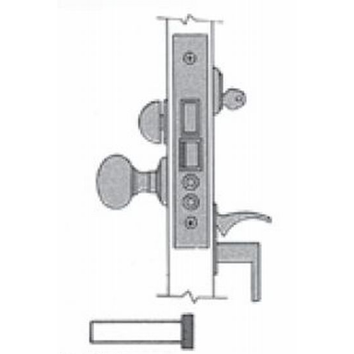 Estate Mortise Lock Body With Strike Venetian Bronze