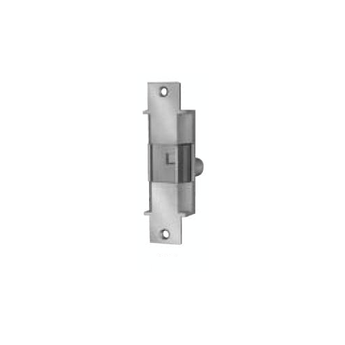 Fail Secure 24V DC Electric Strike, Satin Stainless Steel Finish