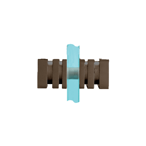 Oil Rubbed Bronze Square Back-to-Back Style Knobs