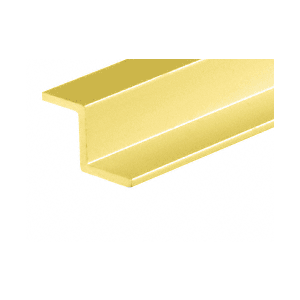 Brite Gold Anodized Z-Bar Aluminum Channel 144" Stock Length