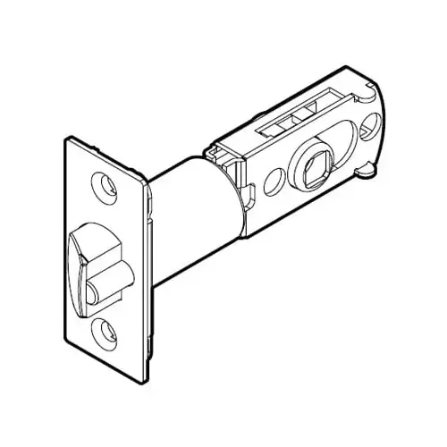 6-Way Adjustable Deadlatch, Bright Polished Chrome