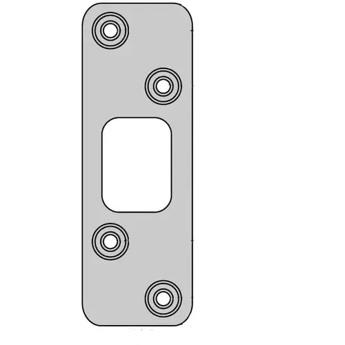 Deadbolt Strike, Satin Nickel