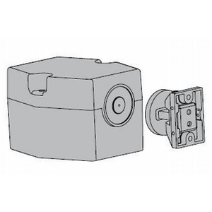 Low Profile Single Side Floor Mount Hold Open Magnet Aluminum Finish