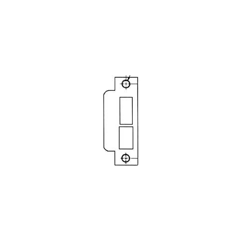 ASA Strike For 2-3/4" Backset Latch and Deadbolt Lifetime Satin Nickel Finish