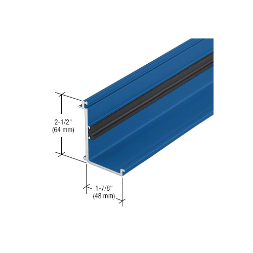 Perimeter Pressure Bar with Thermal Spacer, Custom Paint - 24'-2" Stock Length