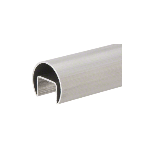 Brushed Stainless 1.5" Roll Formed Cap Rail Sample