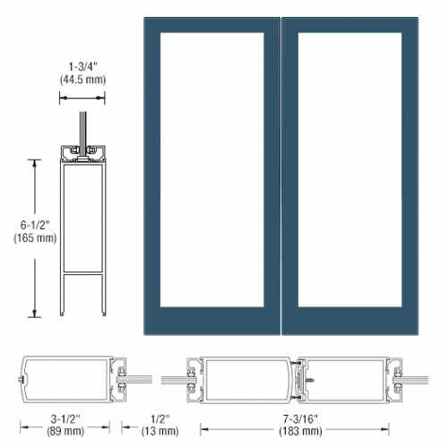 CRL-U.S. Aluminum DB42071 Custom KYNAR Paint Custom Blank Pair 400 ...