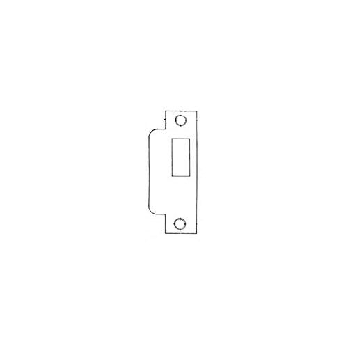 Deadlock Function Strike Unlacquered Brass Finish