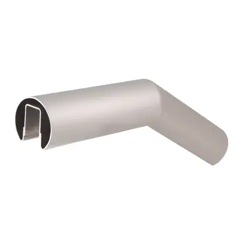 Brushed Stainless 29 Degree Upper Incline Corner for 3-1/2" Diameter Railing