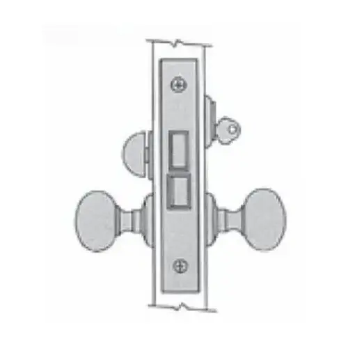 Left Hand Reverse Entry / Storeroom Lever x Lever 1-1/2" Backset Mortise Lock Body Oil Rubbed Bronze Finish