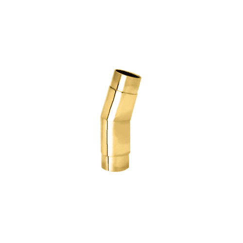 Polished Brass Mitered Style 170 Degree Flush Angle