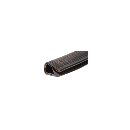 CRL 75336C Black Basketweave100' QuickEdge Pinch Top Single Lip Trim
