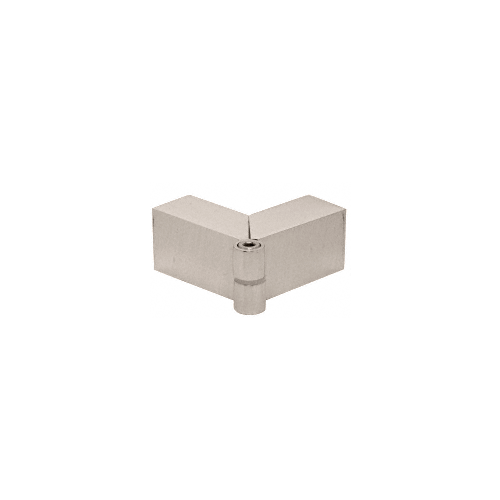 CRL Brushed Nickel Glass Clamp - Adjustable 90-180 Degree Sleeve Over Clamp For 5/16" To 1/2" Thick Glass Panels