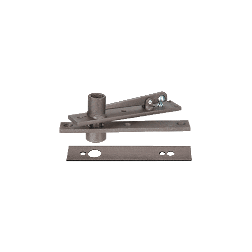 Rixson H340DU Heavy-Duty Center-Hung Top Pivot with Dark Bronze Cover Plate