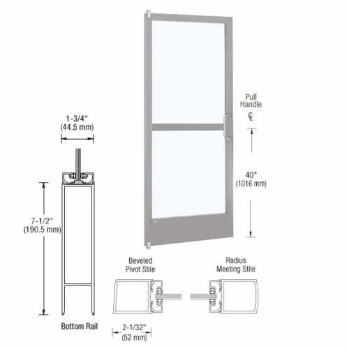 Series 250 Offset Pivot Narrow Stile Entrance Doors