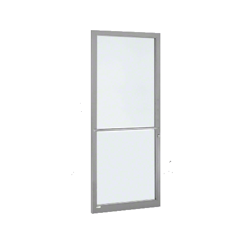 Clear Anodized Custom Single Series 250 Narrow Stile Center Pivot Entrance Door for Overhead Concealed Door Closer