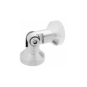 CRL SGF41BGW Brushed Stainless Single Pivot Glass-to-Wall/Floor Swivel Fitting