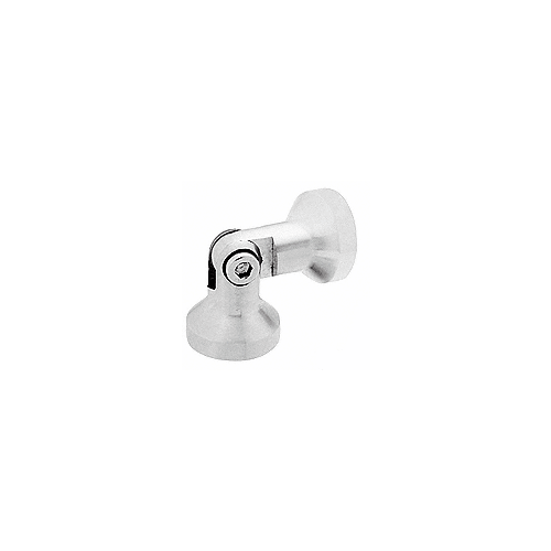 CRL SGF41BGW 316 Brushed Stainless Single Pivot Glass-to-Wall/Floor Swivel Fitting