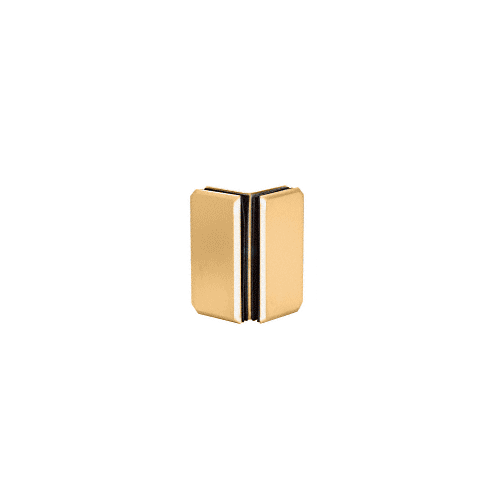 CRL M0090BR Brass Monaco Series Glass-to-Glass Bracket