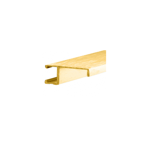 Brite Gold Anodized Deep Frame Extrusion 144" Stock Length