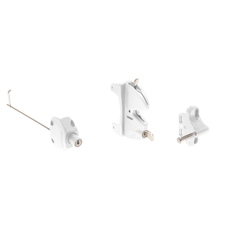 Lokk-Latch LLA2W White "Series 2" for Square Post