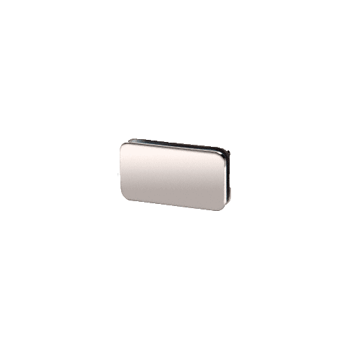 Polished Nickel 180 Degree Traditional Style Double Stud Glass Clamp