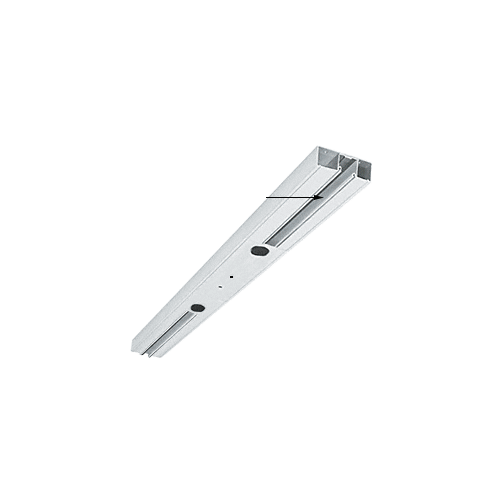 Satin Anodized Custom Length 4-1/2" Two Pocket Double Sided Door Header Satin Anodized Custom Length 4-1/2" Two Pocket Double Sided Door Header