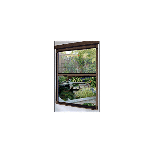 Bronze 47" Retractable Window Screen