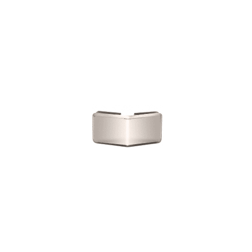Polished Nickel Beveled 135 Glass-to-Glass Clamp
