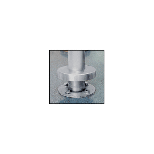 CRL CR154039BS Brushed Stainless CRS Stock Flange Mount Post