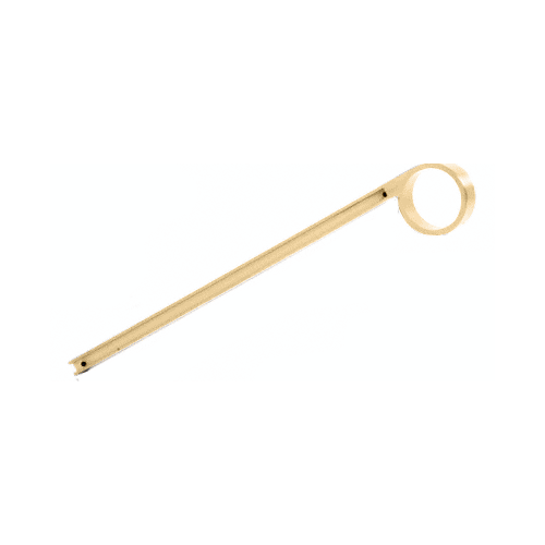 Polished Brass Right Hand Single Faced Sneeze Guard Bracket for 2" Tubing