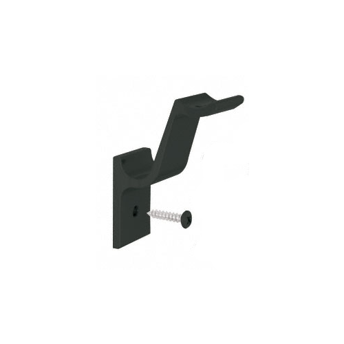 CRL ARHB1BL Matte Black Quick Connect Aluminum Hand Rail Bracket for 1-1/2" Diameter Tubing