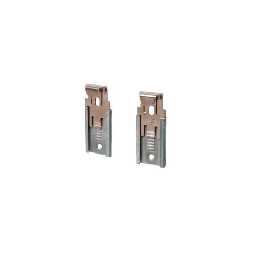 CRL Nickel Plated Adjustable Mirror Clip Set for 1/4" Seamed Mirror 64114 NOS 